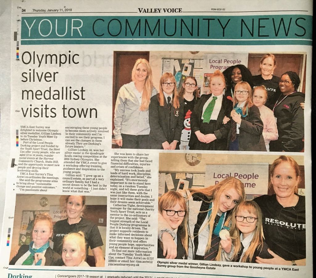 Read more about the article Local Young People Empowerment Session With Olympics Rower